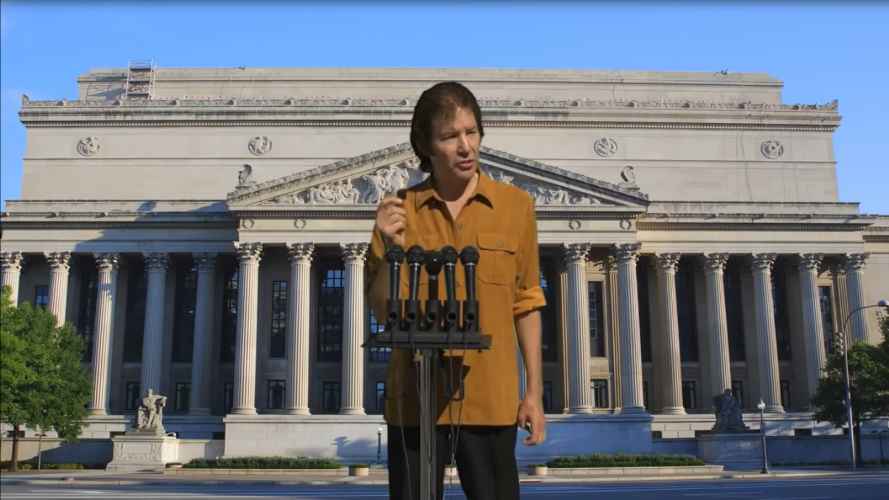 A still from the Neil Breen film Fateful Findings.